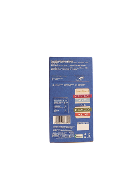 Cioccolate Siciliano con Sale 75 gr