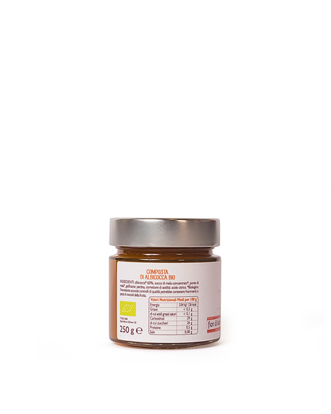 Composta di Albicocca Bio Senza Zucchero 250 gr