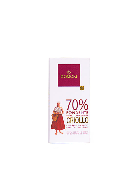 Tavoletta di Cioccolato Fondente 70% - 50 Gr