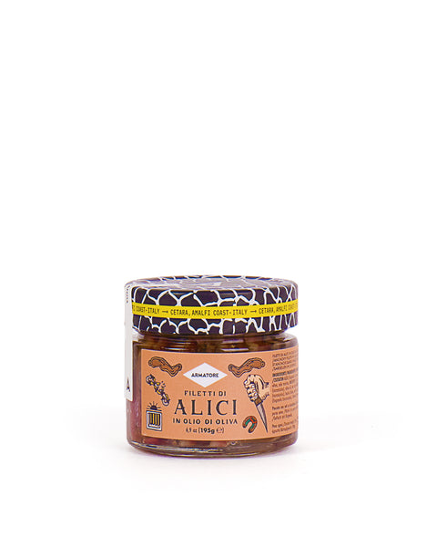 Filets d'Anchois à l'Huile d'Olive 195 Gr
