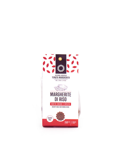 Biscotti Con Farina di Riso - Gusto Cacao e Spezie 200 Gr - Gluten free