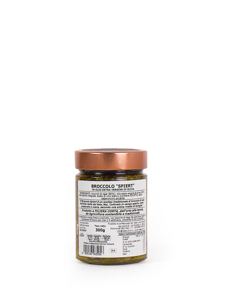 Broccolo Spiert in Olio EVO 300 gr