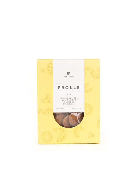shortbread n. 3 - Val di Noto almonds and Sicilian lemon 160 Gr