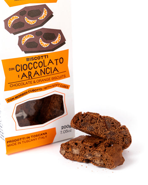 Biscotti al Cioccolato e Arancia 200 gr