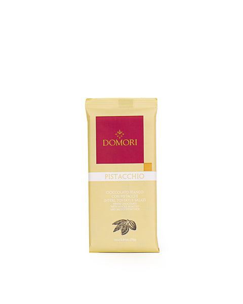 White Chocolate with Pistachios 75 Gr