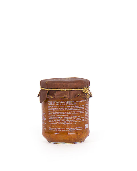 Porcini and Sausage Sauce 190 Gr