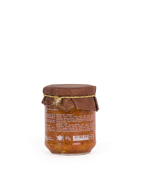 Porcini and Sausage Sauce 190 Gr