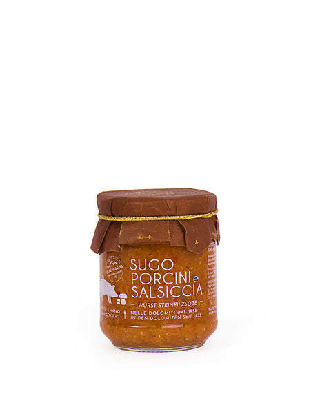 Porcini and Sausage Sauce 190 Gr