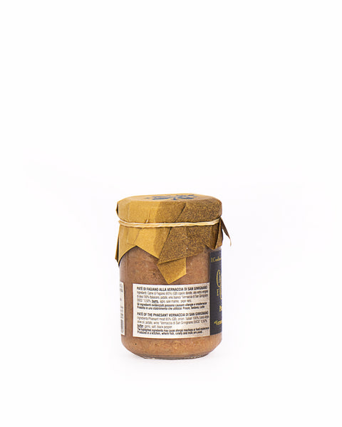 Paté di Fagiano alla Vernaccia di San Gimignano 135 Gr