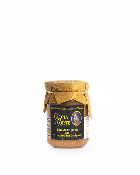 Paté di Fagiano alla Vernaccia di San Gimignano 135 Gr
