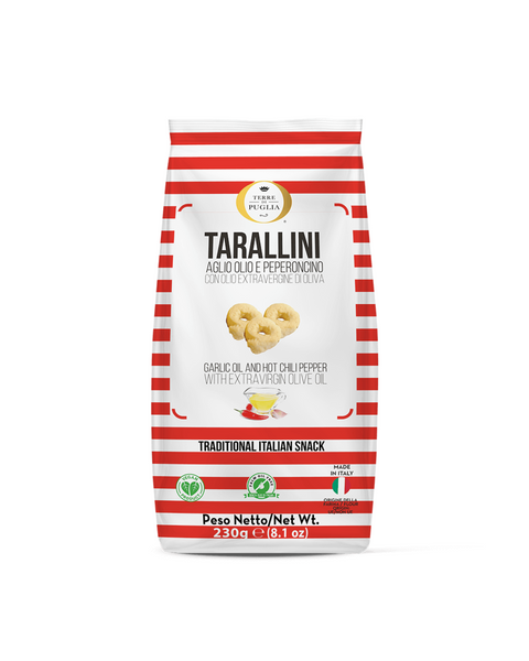 Taralli Aglio Olio Peperoncino 230 Gr