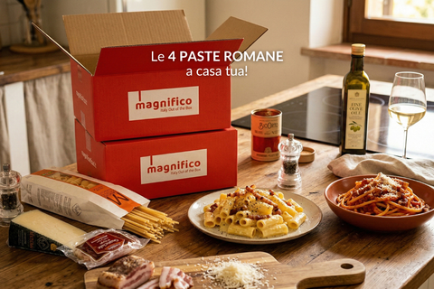 Le 4 paste romane a casa tua: BOX Carbonara, Amatriciana, Gricia e Cacio&Pepe