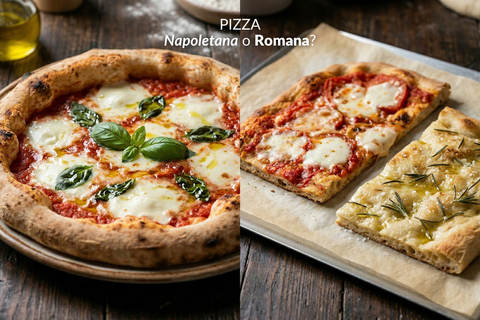 Pizza romana o napoletana? Differenze vere tra impasto, cottura e gusto