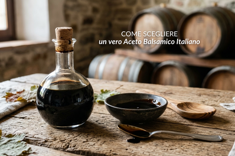 Come scegliere un vero Aceto Balsamico Italiano: DOP, IGP e “condimento” spiegati bene