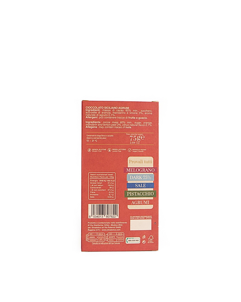 Cioccolate Siciliano agli Agrumi 75 gr