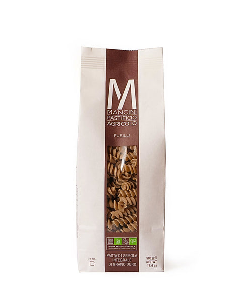 Fusili Pasta di Semola Integrale di Grano Duro 500g