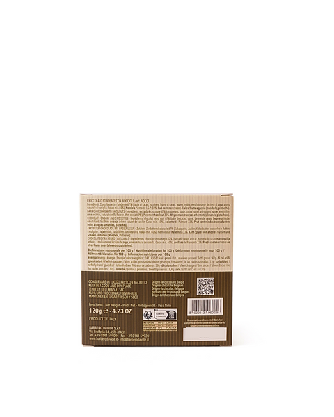 Cioccolato Fondente con Nocciole 120g