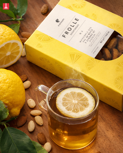 sablé nf. 3 - Amandes du Val di Noto et citron sicilien 160 Gr