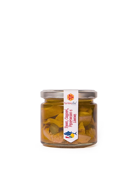 Tonno, Capperi, Peperoncino e Limone 180 gr