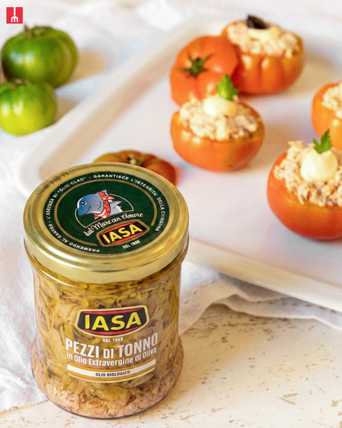 Filets de Thon Rouge à l'Huile Bio Evo de Sicile Igp 320 Gr