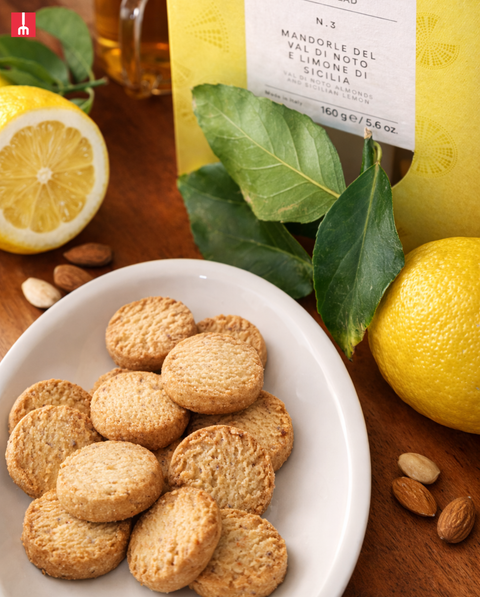 sablé nf. 3 - Amandes du Val di Noto et citron sicilien 160 Gr