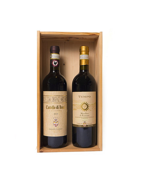 Coffret composé de Morellino di Scansano et de Chianti Classico