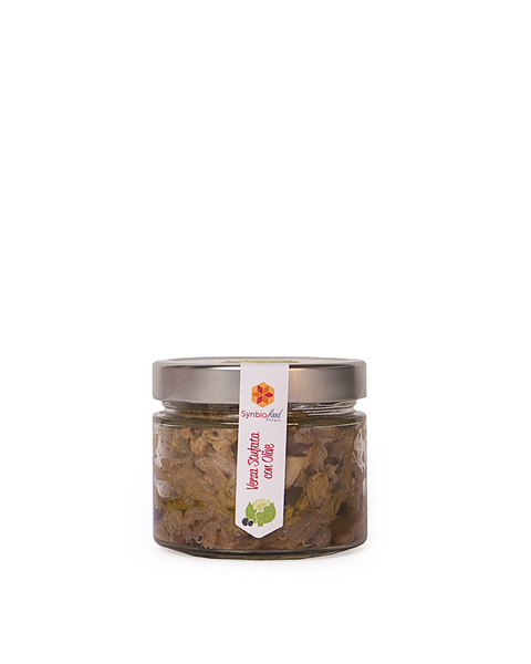 Verza Stufata con Olive