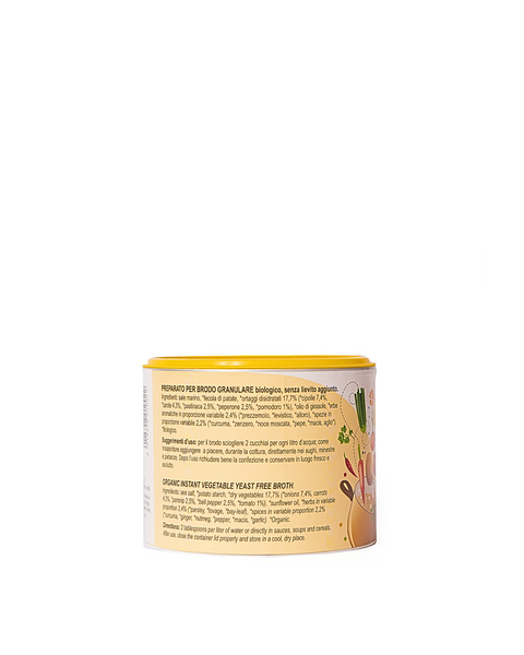 Organic Granular Vegetable Broth 210 Gr