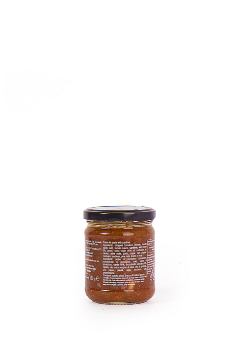 Sauce for pasta with sardines 180 gr