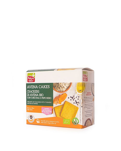 Crackers Avena Curcuma e Pepe 250 Gr