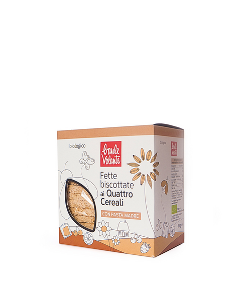 Fette Biscottate ai Quattro Cereali 300 gr