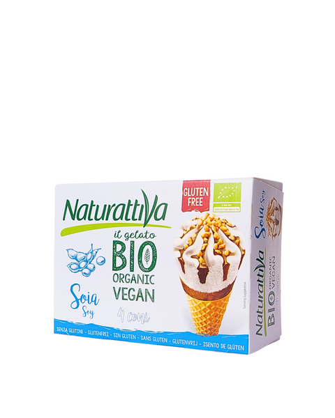 Organic and Vegan ice cream 4 cones