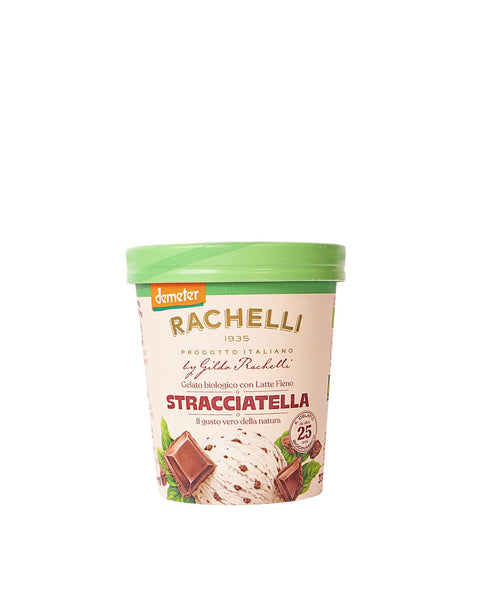 Glace Stracciatella bio en grand pot 350 gr