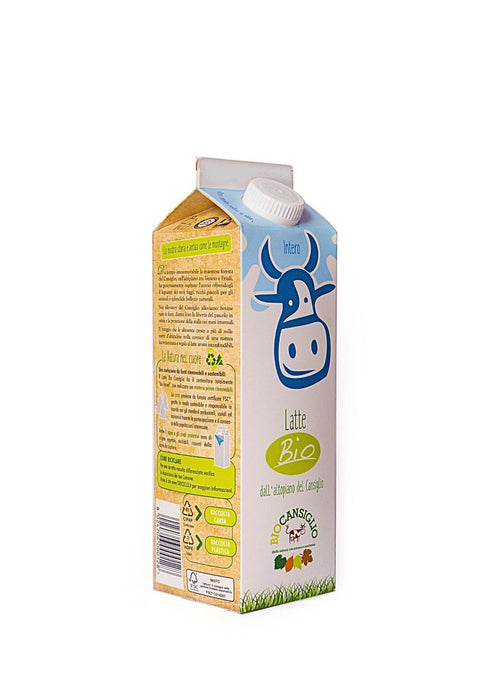 Organic Whole Milk 1lt