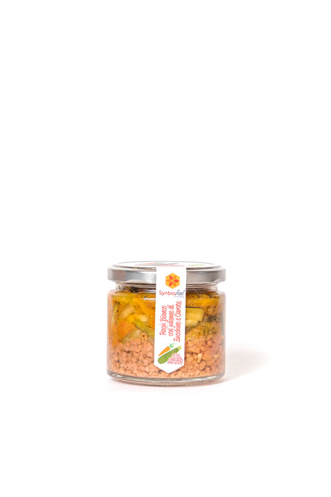 Ragù Bianco Con Julienne Di Zucchine e Carote