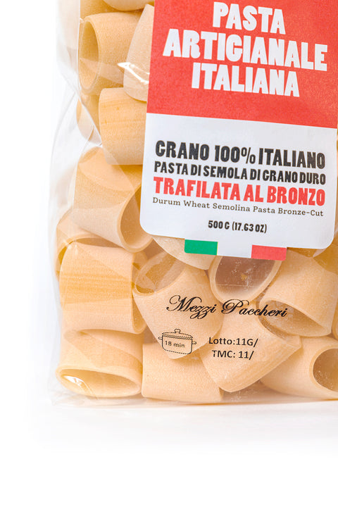 Magnifico Pasta Artigianale Mezzi Paccheri 500gr