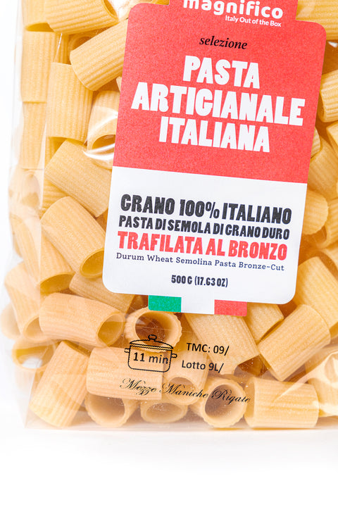 Magnifico Pasta Artigianale Mezze Maniche Rigate 500gr