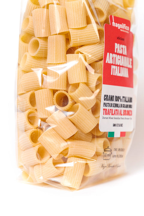 Magnifico Pasta Artigianale Mezze Maniche Rigate 500gr