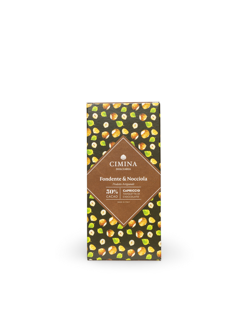 Cioccolato Capriccio Fondente e Nocciola 100 Gr