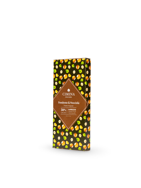 Cioccolato Capriccio Fondente e Nocciola 100 Gr