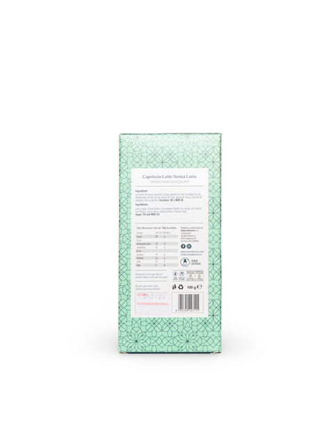 Cioccolato Capriccio Latte Senza Latte 100 Gr