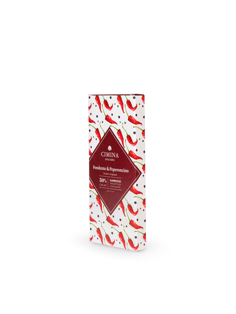 Cioccolato Capriccio Fondente e Peperoncino 100 Gr