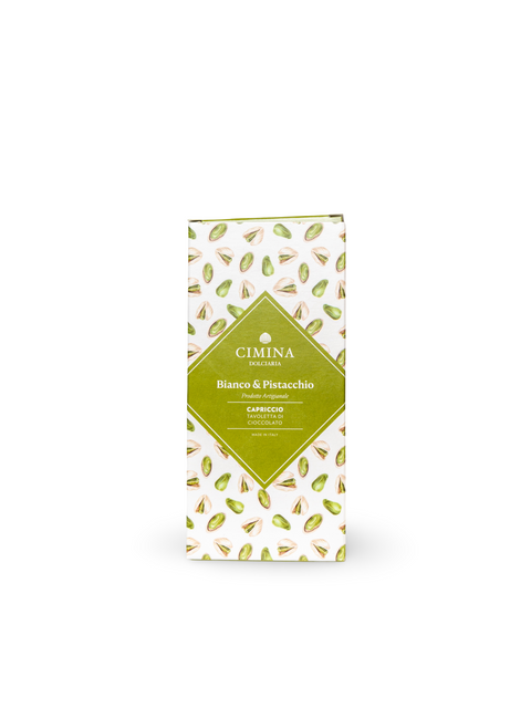 Cioccolato Capriccio Bianco & Pistacchio 100 g