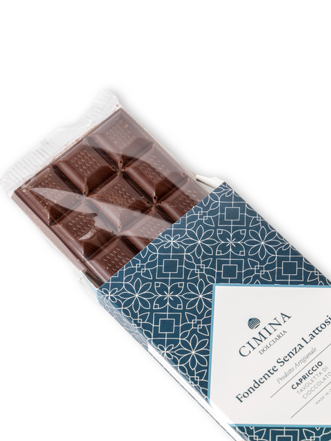 Cioccolato Capriccio Fondente Senza Lattosio 100 Gr