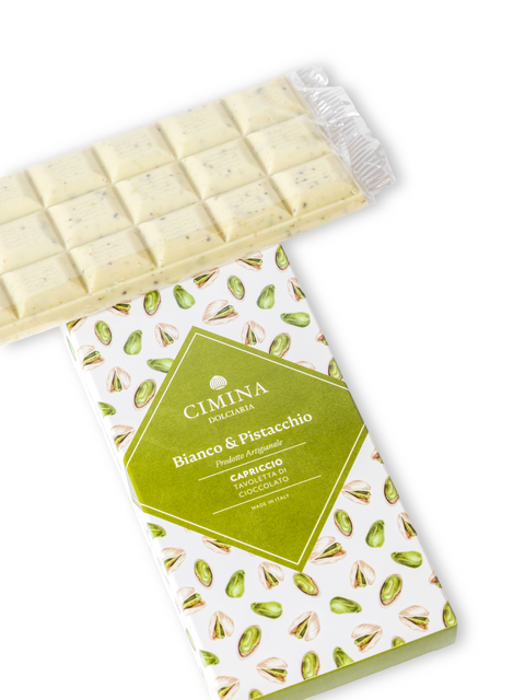 Cioccolato Capriccio Bianco & Pistacchio 100 g