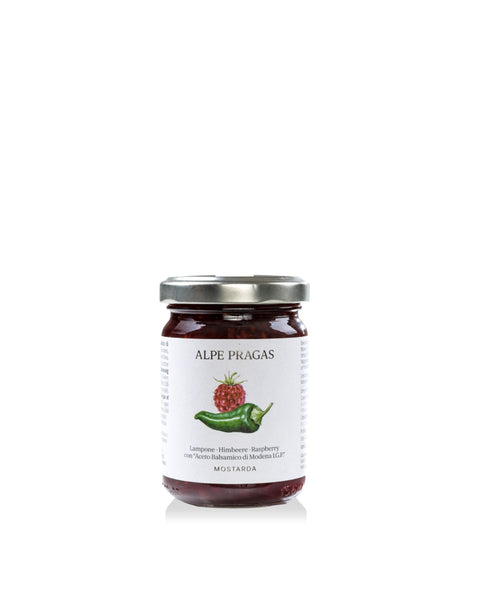 Mostarda Framboise Et Vinaigre Balsamique De Modène 160 gr