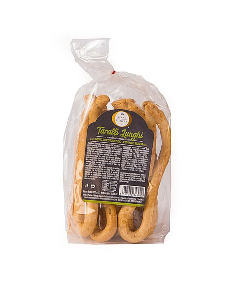 Taralli Lunghi con Semi di Finocchio 300 Gr