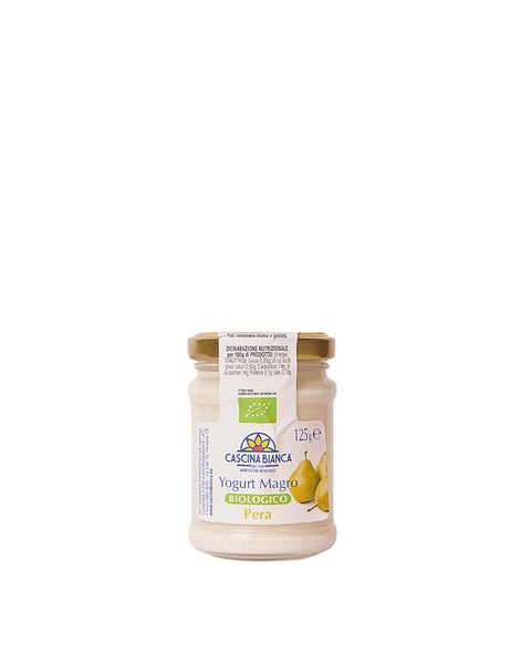 Pear Low-fat Organic Yogurt 125 Gr