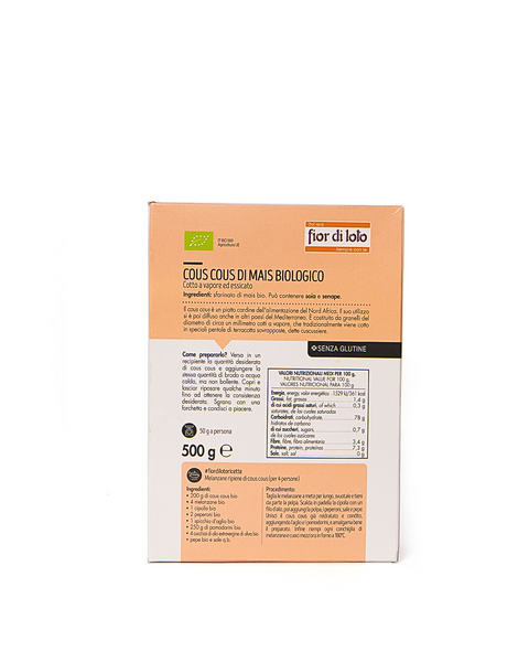 Cous Cous di Mais Biologico 500 gr