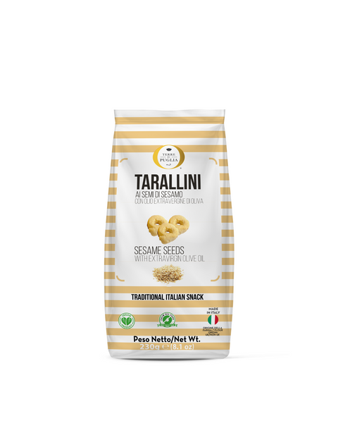 Taralli with Sesame Seeds 230 Gr